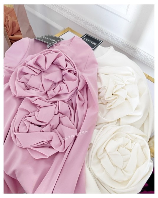 BLUZKA ROSES Z RÓŻA ▪️RÓŻOWA 