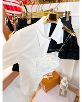 ORYGINALNA KOSZULA WHITE Z KWIATEM