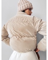 Beżowa  KURTKA Z HAFTEM ▪️New