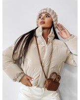 Beżowa  KURTKA Z HAFTEM ▪️New