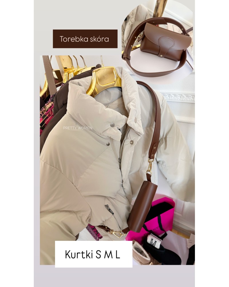 Beżowa  KURTKA Z HAFTEM ▪️New