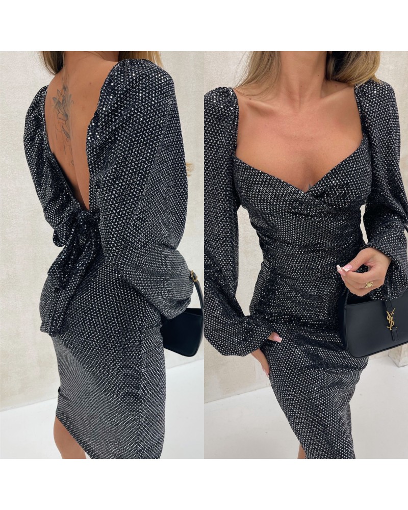 POŁYSKUJĄCY KOMPLET BLINK ▪️z spódnica