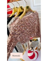 CEKINOWA BLUZKA Z KOKARDKA ▪️3 kolory