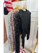 CEKINOWA BLUZKA Z KOKARDKA ▪️3 kolory