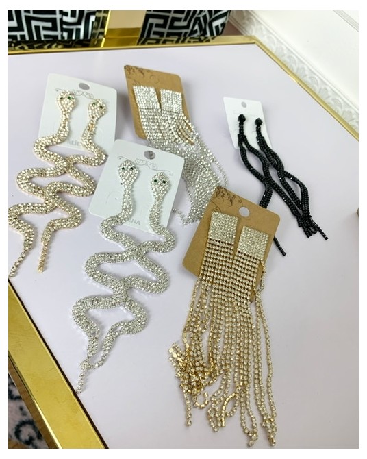 DŁUGIE KOLCZYKI SILVER 