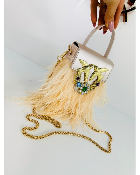 TOREBKA PINKO KAMIENIE PIÓRKA  ▪️LIMITED ZŁOTY RÓŻ 