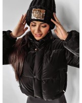 CZARNA KURTKA Z HAFTEM ▪️New