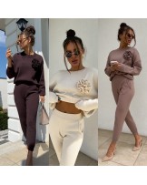 KASZMIROWY KOMPLET ▪️z róża ECRU