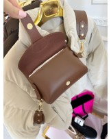 SKÓRZANA SASZETKA NERKA ▪️CZEKOLADOWA