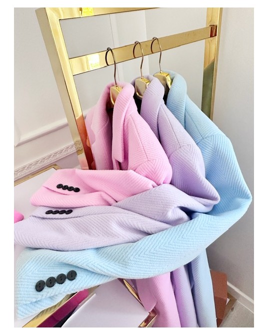 MARYNARKA  SPRING MATERIAŁ ▪️rożowa