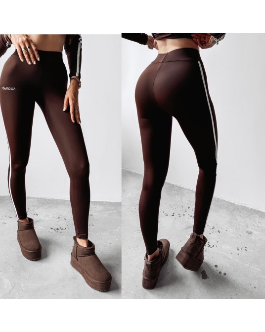 MODELUJĄCE LEGGINSY BRĄZ ▪️