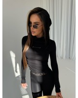 BLUZKA Z KAPTUREM ▪️CZARNA