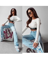 BLUZKA BASIC ▪️ECRU