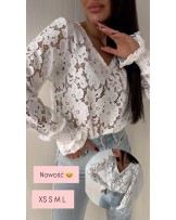 KORONKOWA BLUZKA ▪️KELLY WHITE NEW COLLECTION