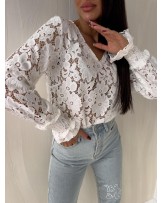 KORONKOWA BLUZKA ▪️KELLY WHITE NEW COLLECTION