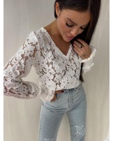 KORONKOWA BLUZKA ▪️KELLY WHITE NEW COLLECTION