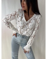 KORONKOWA BLUZKA ▪️KELLY WHITE NEW COLLECTION