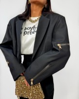 CZARNA MARYNARKA ZIP ▪️New Collection