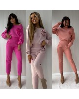 KASZMIROWY KOMPLET ▪️z róża RÓŻ