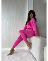 KASZMIROWY KOMPLET ▪️z róża RÓŻ