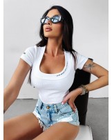 TOP EMELII ▪️ECRU  PRĄŻEK