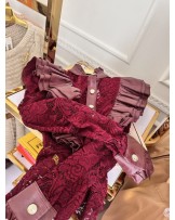 KOSZULA VINTAGE ▪️BORDO