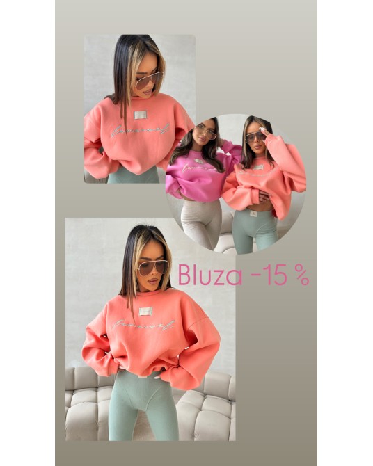 BLUZA THE CLUB KORAL ▪️