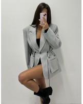 MARYNARKO PŁASZCZ ▪️premium SZARY