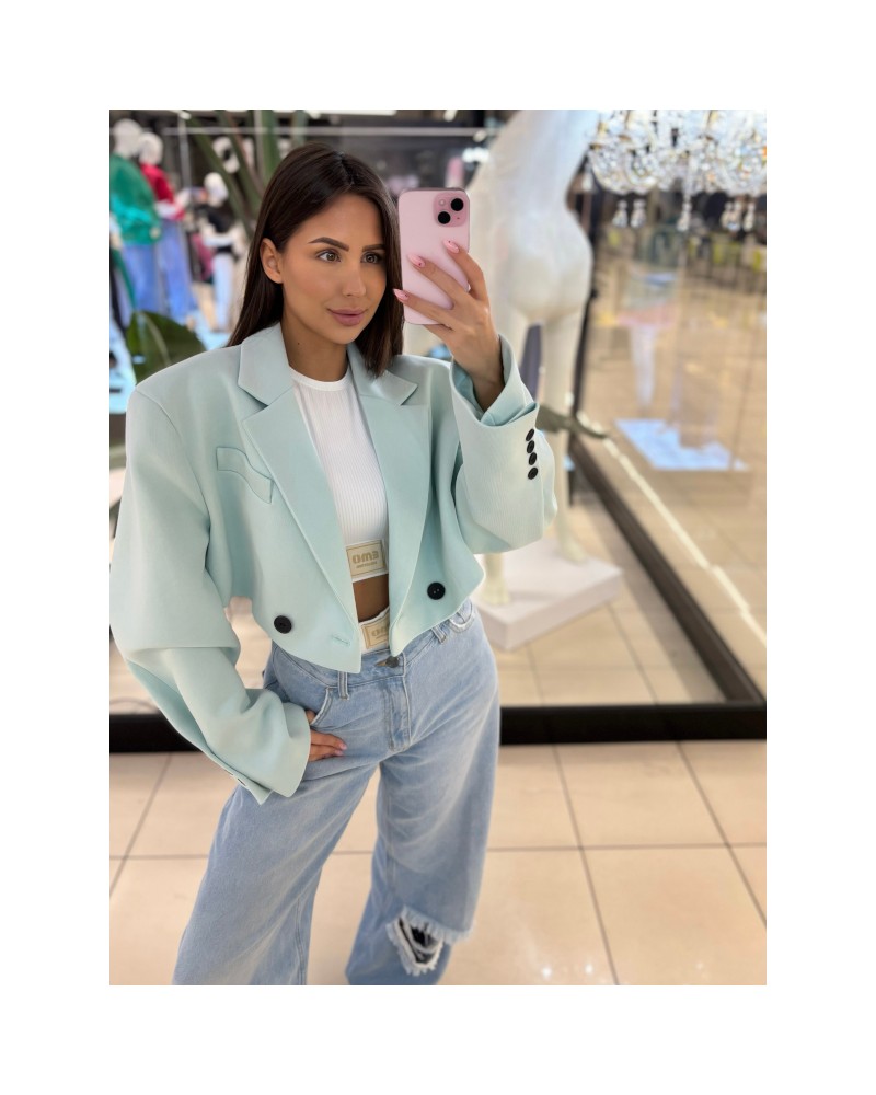 MARYNARKA SHORT oversize ▪️MIĘTA