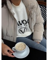 Beżowa  KURTKA Z HAFTEM ▪️New