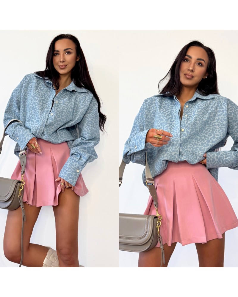 RÓŻ PLISY spodniczko  spodenki ▪️NEW COLLECTION