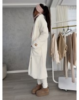 PŁASZCZ LONG BEAR ECRU ▪️PRE ODER