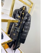 PIKOWANY PŁASZCZ PUCHOWY BALMAIN 