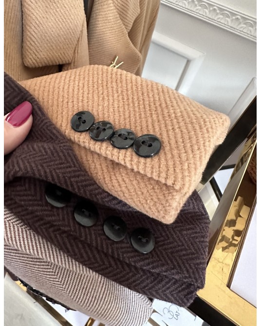 MARYNARKA WIERZCHNIA ▪️HOLLY CZEKOLADOWA