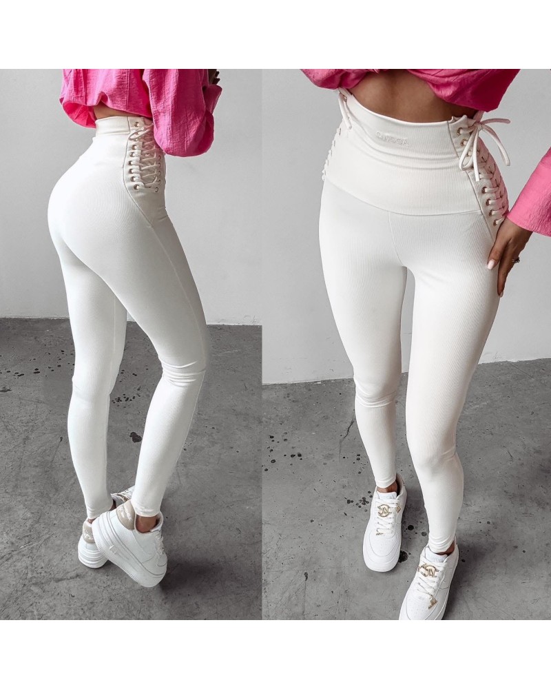 MODELUJĄCE LEGGINSY ▪️ECRU