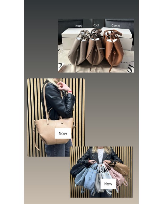 SKÓRZANA TOREBKA MID  ▪️pastele KOLORY