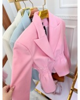 MARYNARKA PREMIUM Z ŚCIĄGACZEM ▪️RÓŻ