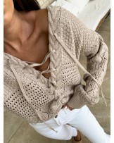 SWETER Z WIĄZANIEM ▪️SPRING KOLORY