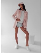 MARYNARKA TALIOWANA ▪️PUDROWY RÓŻ 