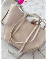 SKÓRZANA TOREBKA A4 ▪️Beżowa