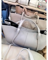 SKÓRZANA TOREBKA A4 ▪️ECRU