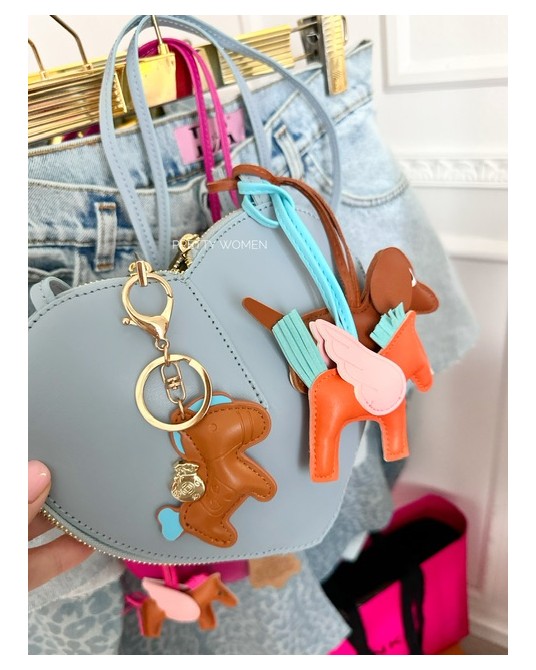 ZAWIESZKA DO TOREBKI ▪️KONIK SKÓRA
