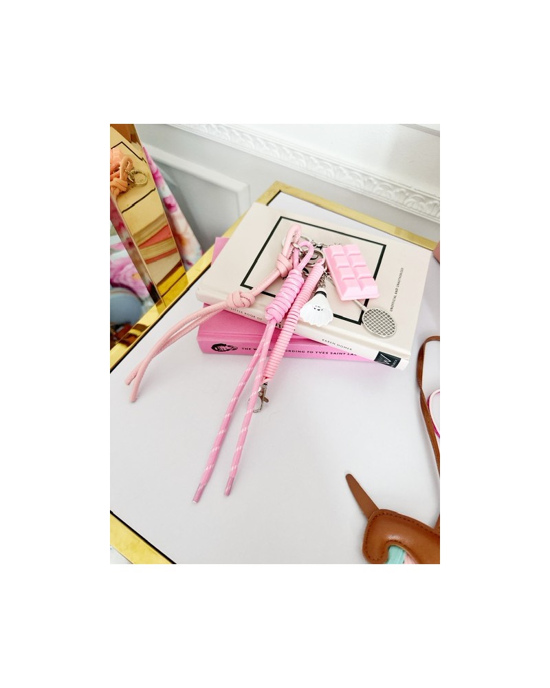 RÓŻOWY BRELOK ▪️