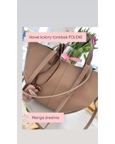 SKÓRZANA TOREBKA MID  ▪️CAMEL