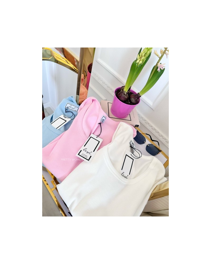 BLUZKI BASIC PRĄŻEK Z HAFTEM M ▪️