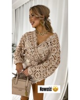 BLUZKA KIMONO AŻUROWE ▪️premium