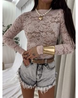 BLUZKA KORONKA ▪️pudrowy róż