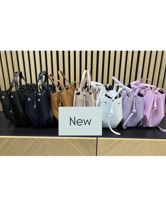 SKÓRZANA TOREBKA MID  ▪️pastele KOLORY