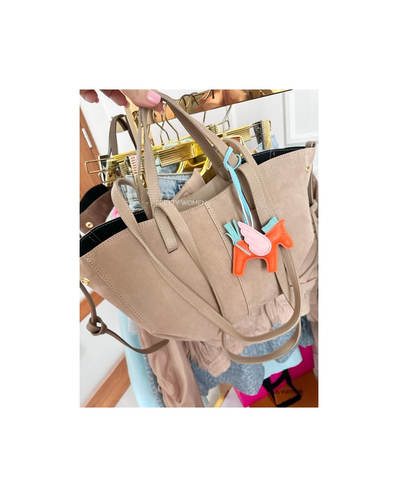 SKÓRZANA TOREBKA MID  ▪️pastele KOLORY