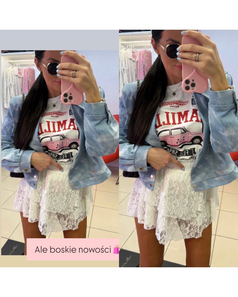 KORONKOWE SPODNICZKO SPODENKI ▪️BIAŁE